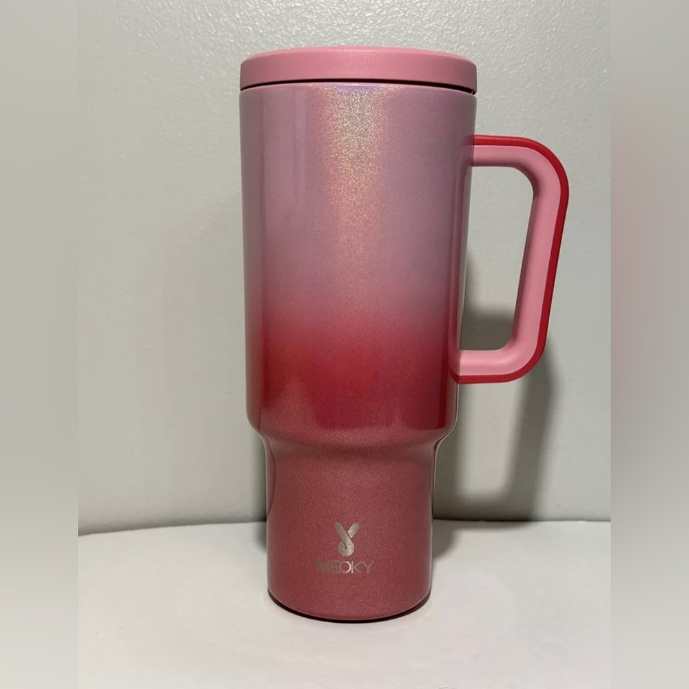 Meoky 40oz Tumbler Special Edition w/ Handle and Straw